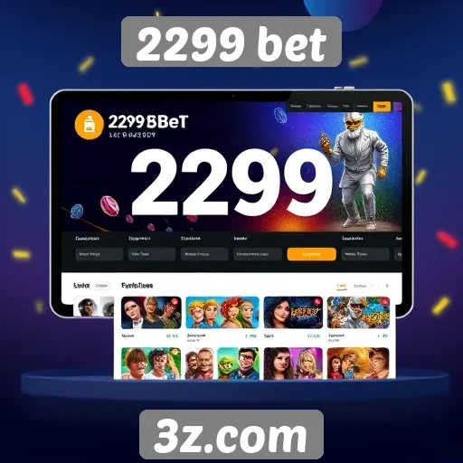 Interface do usuário do 2299 bet é intuitiva e acessível